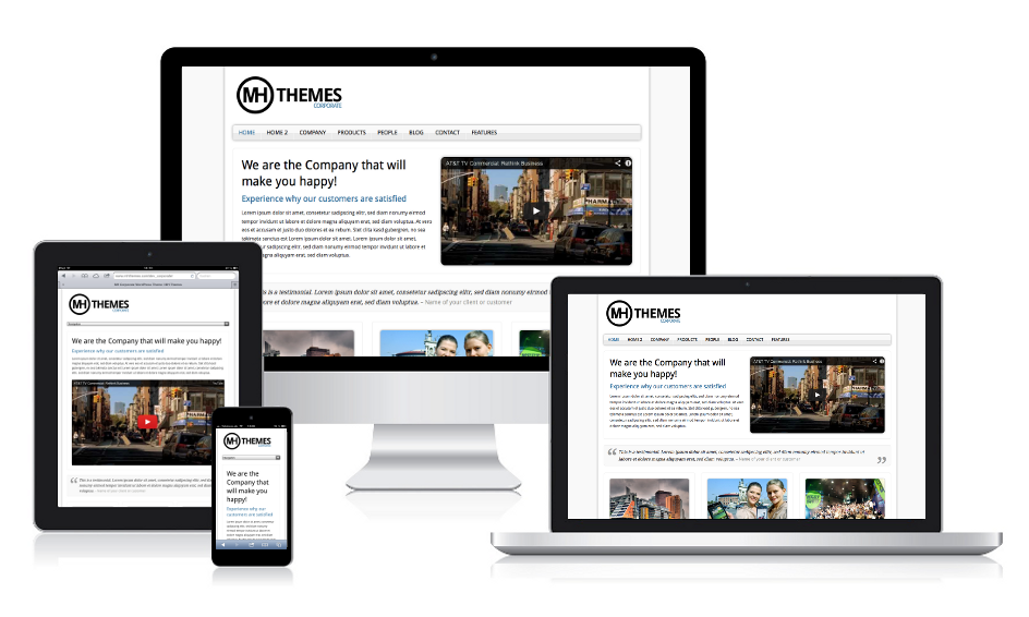 MH Corporate WordPress Theme